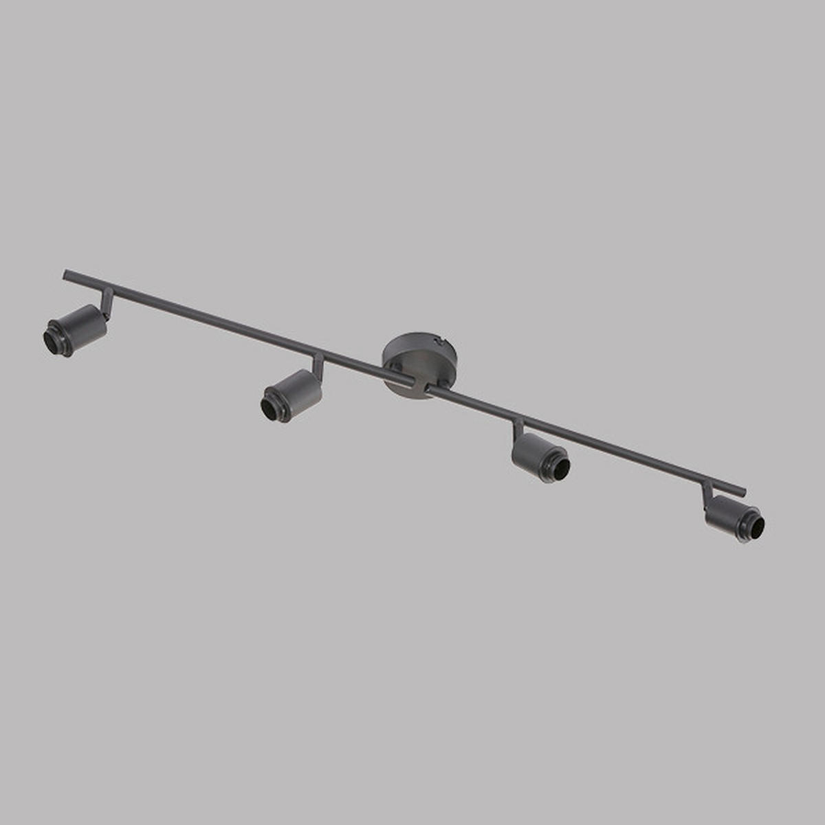 DECKENLEUCHTE    79/8/8 cm  - Schwarz, Basics, Metall (79/8/8cm) - Fischer & Honsel