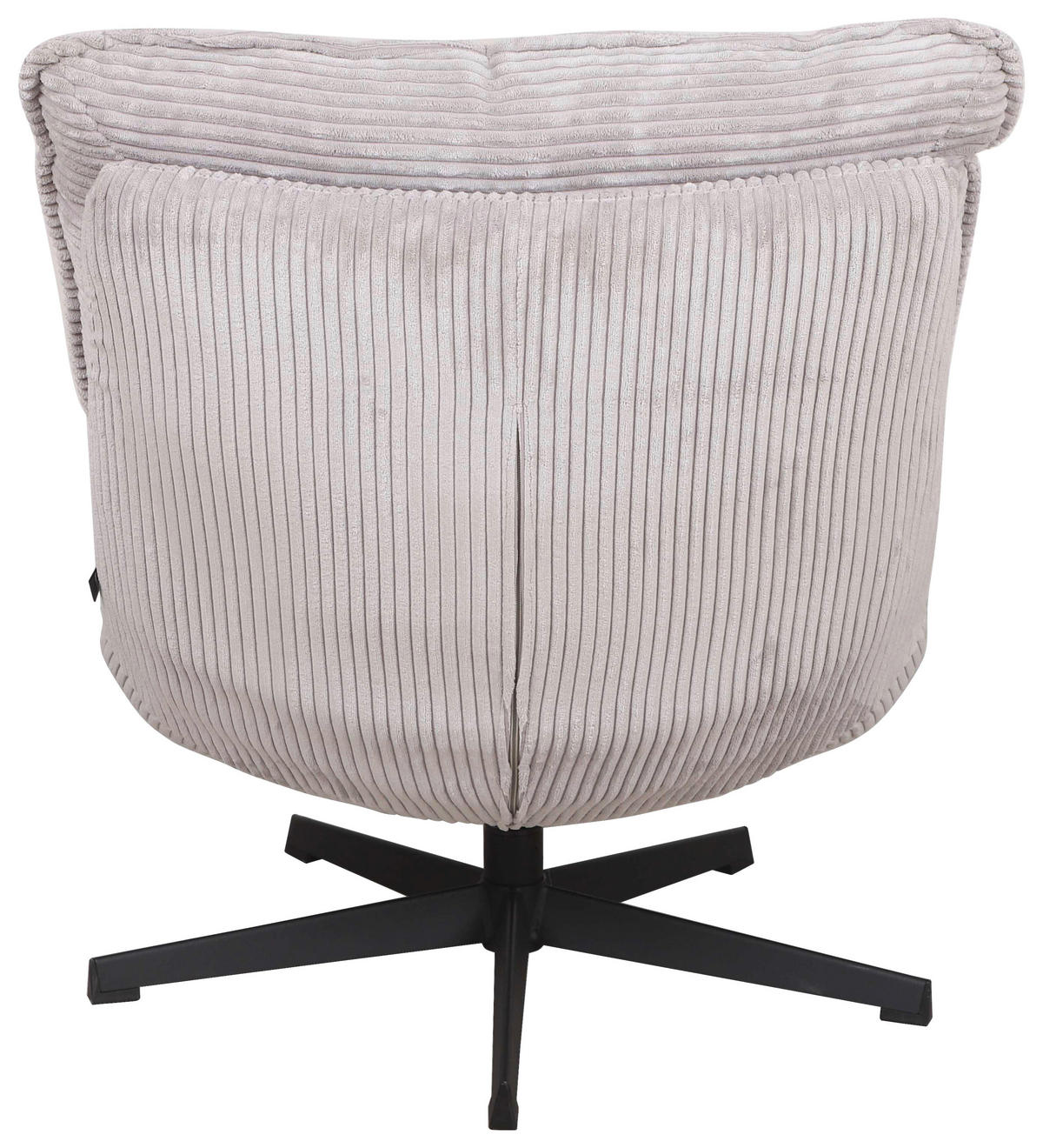 RELAXSESSEL Cord    - Hellgrau/Schwarz, Design, Textil/Metall (75/88/90cm) - Carryhome