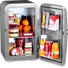 MINIKÜHLSCHRANK - Silberfarben, Basics, Kunststoff (32/28,5/46cm) MINIKÜHLSCHRANK - Silberfarben, Basics, Kunststoff (32/28,5/46cm)