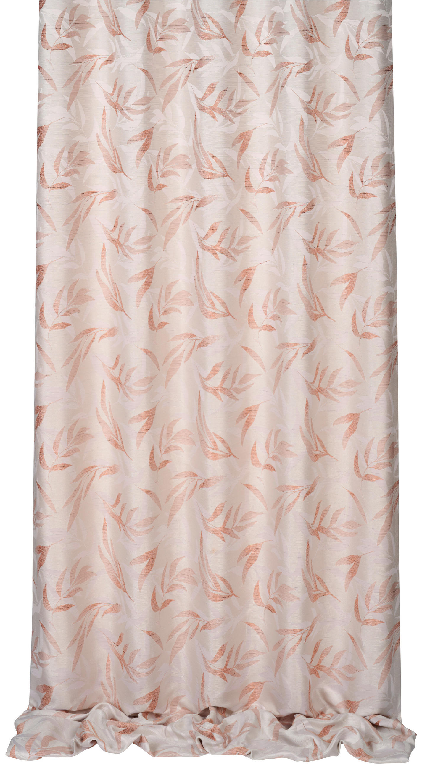 VORHANGSTOFF per lfm halbtransparent  - Orange, KONVENTIONELL, Textil (140cm) - Esposa