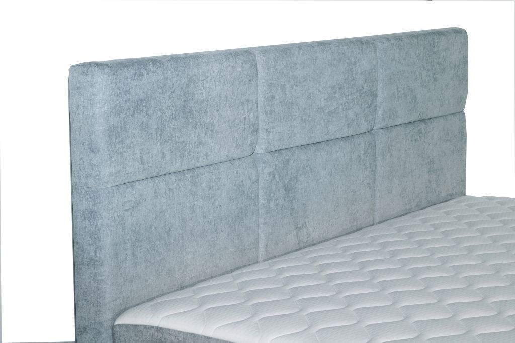 BOX KREVET 140/200 cm     svijetlo siva  - boje kroma/svijetlo siva, Moderno, drvni materijal/drvo (140/200cm) - Ti'me