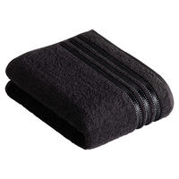 TÖRÖLKÖZŐ 67/140 cm fekete  - fekete, Design, textil (67/140cm) - Vossen