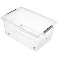BOX MIT DECKEL    47,5/36/57,5 cm  - Transparent, Basics, Kunststoff (47,5/36/57,5cm) - Homeware