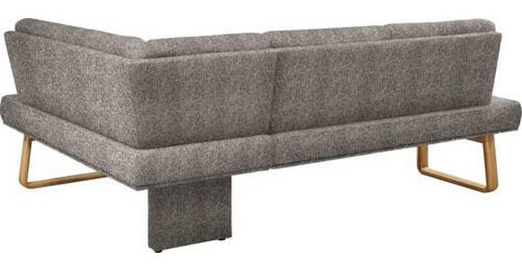 ECKBANK 265/174 cm in Eichefarben, Beige - Eichefarben/Beige, Design, Holz/Textil (265/174cm) - Dieter Knoll