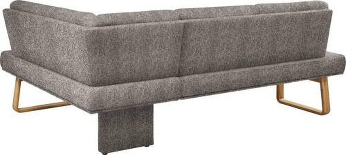 ECKBANK 265/174 cm  in Eichefarben, Beige  - Eichefarben/Beige, Design, Holz/Textil (265/174cm) - Dieter Knoll