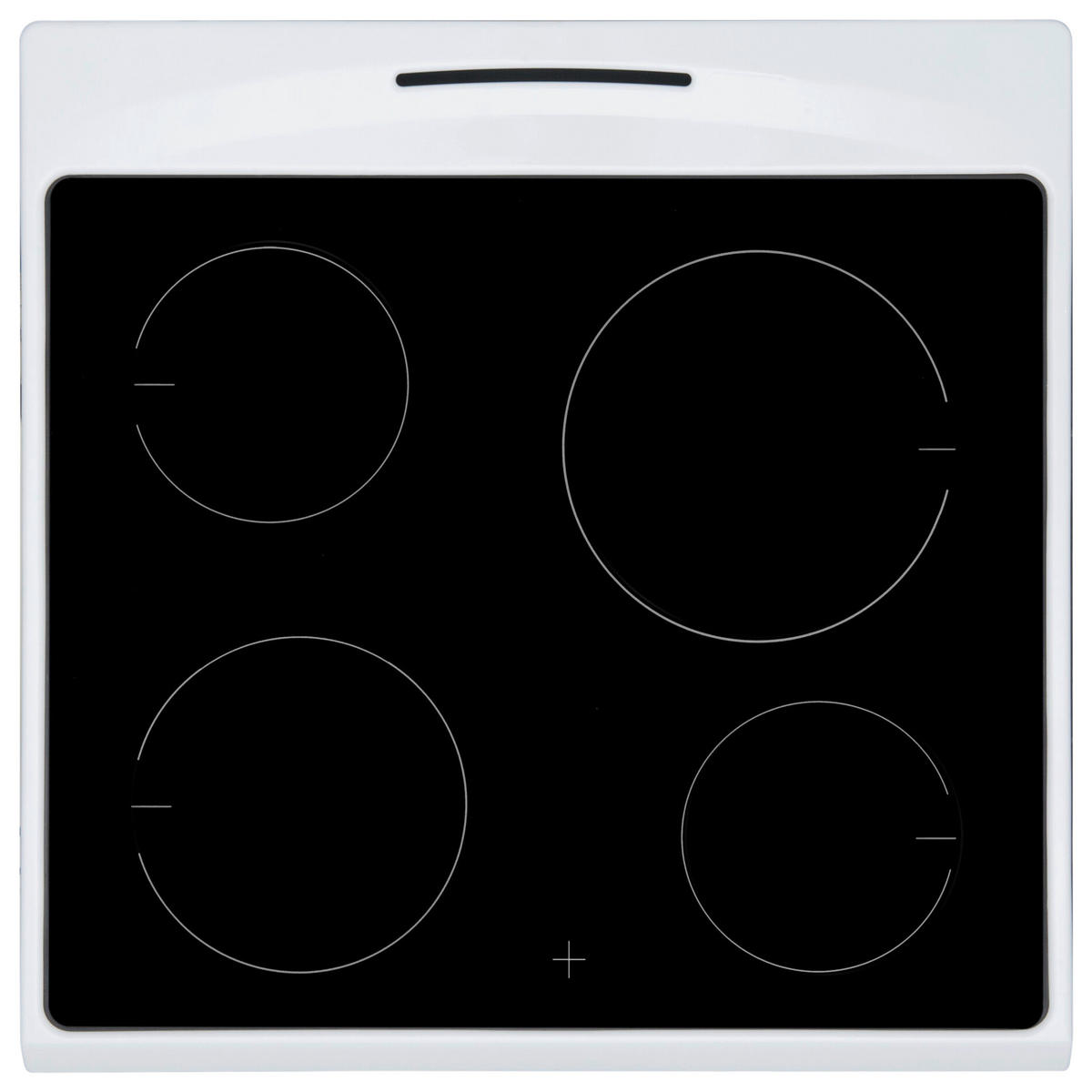 HERD SHC 913 011 W  - Weiß, Basics, Glas/Metall (60,0/85,0/60,0cm) - Amica