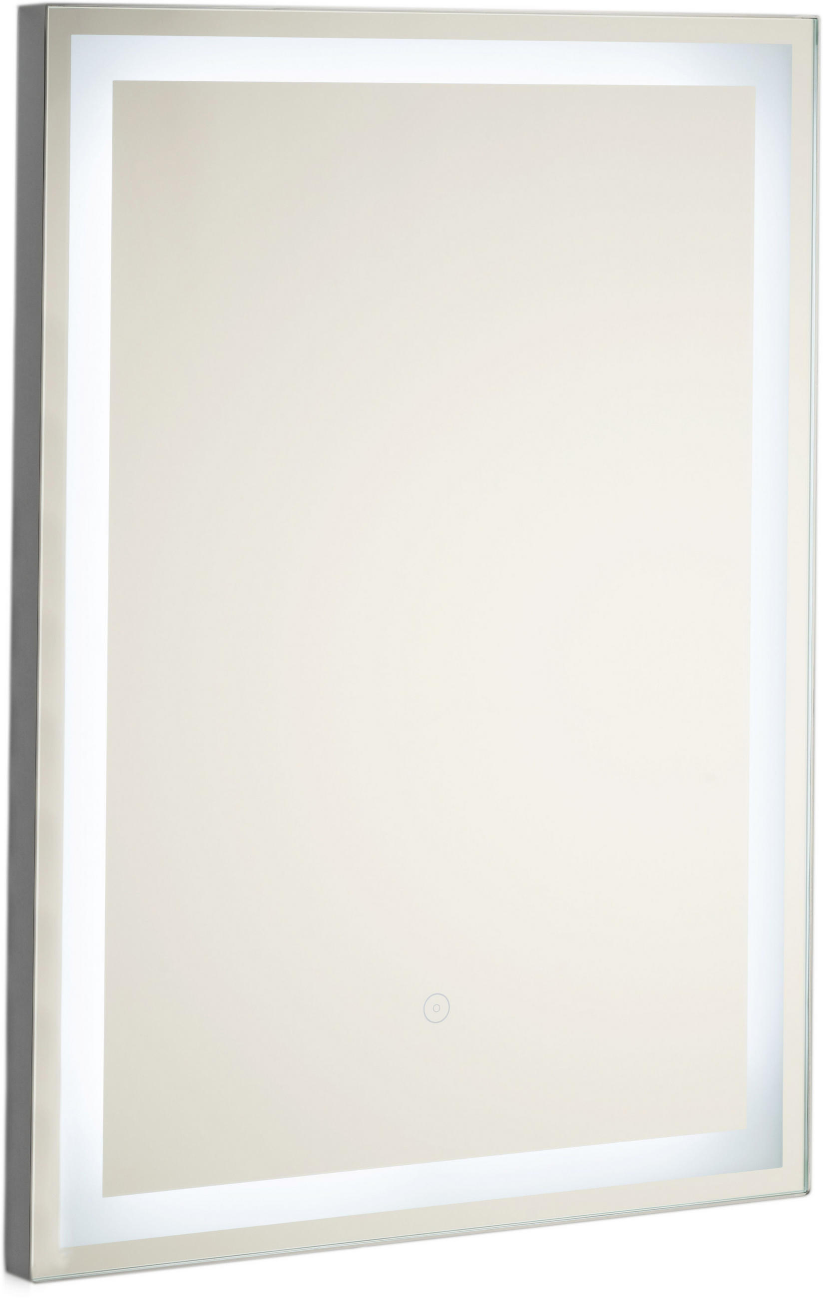 BADEZIMMERSPIEGEL 50/70/3,6 cm  - Silberfarben, KONVENTIONELL, Glas/Metall (50/70/3,6cm)