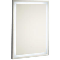 BADEZIMMERSPIEGEL 50/70/3,6 cm  - Silberfarben, KONVENTIONELL, Glas/Metall (50/70/3,6cm)