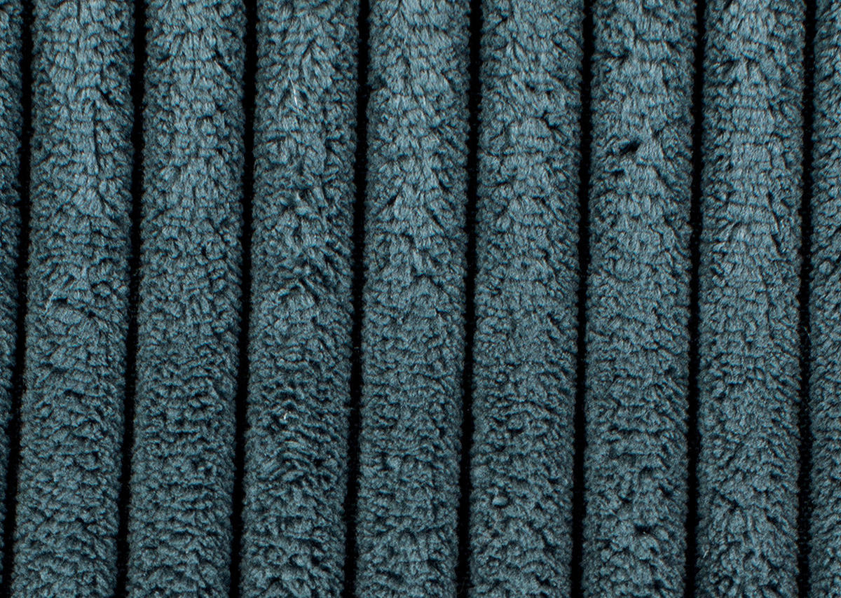 ECKSOFA in Cord Graublau  - Graublau/Schwarz, Modern, Kunststoff/Textil (180/300cm) - Carryhome