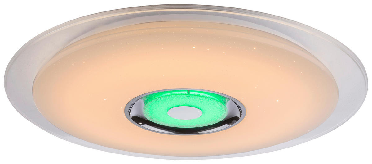 LED-DECKENLEUCHTE  Smart 60/6,1 cm   - Klar/Opal, Basics, Kunststoff/Metall (60/6,1cm) - Novel