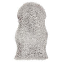 UMELÁ KOŽUŠINA, sivá, svetlosivá - sivá/svetlosivá, Konventionell, textil (60/100cm) - Novel