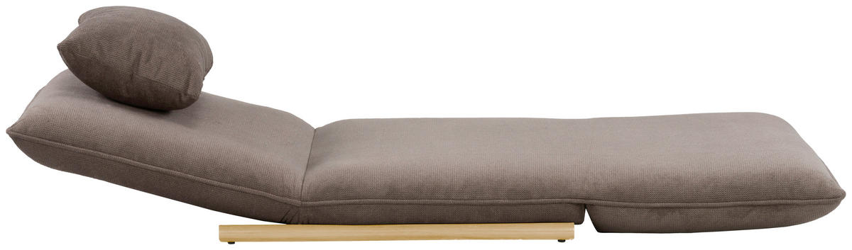 SESSEL in Samt Braun, Nussbaumfarben  - Nussbaumfarben/Braun, Design, Textil/Metall (93/97/80cm) - MID.YOU