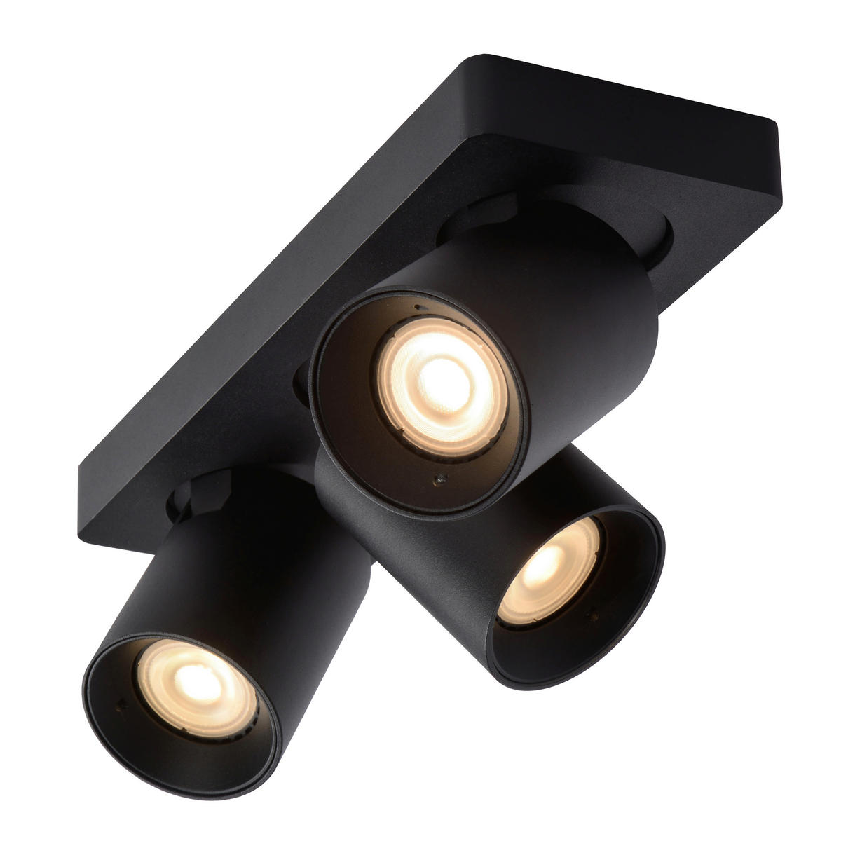 LED-STRAHLER - Schwarz, Konventionell, Metall (30/10/11.5cm) - Lucide