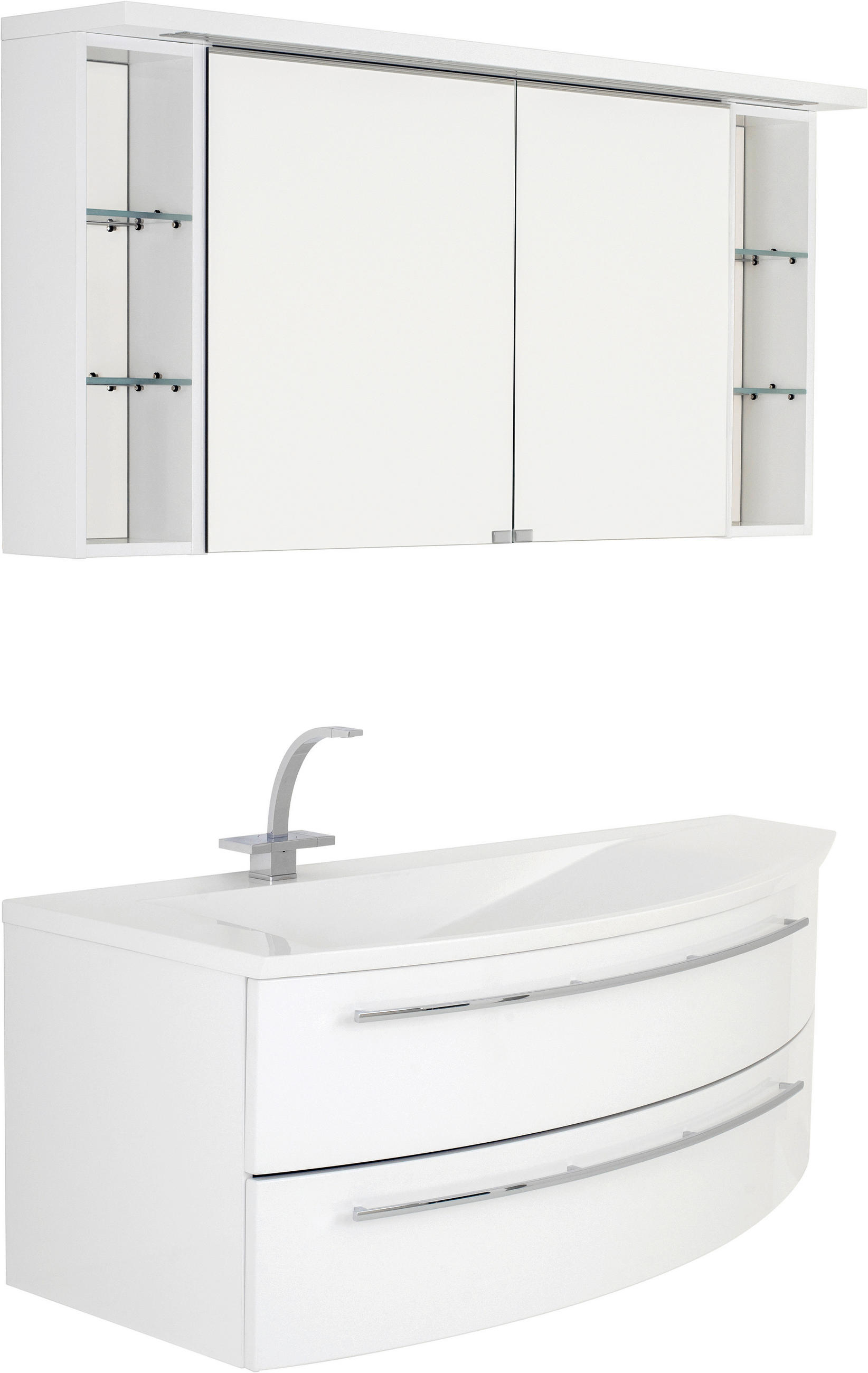 BADRUM 140 cm  - vit, Design, trämaterial (140cm) - Novel