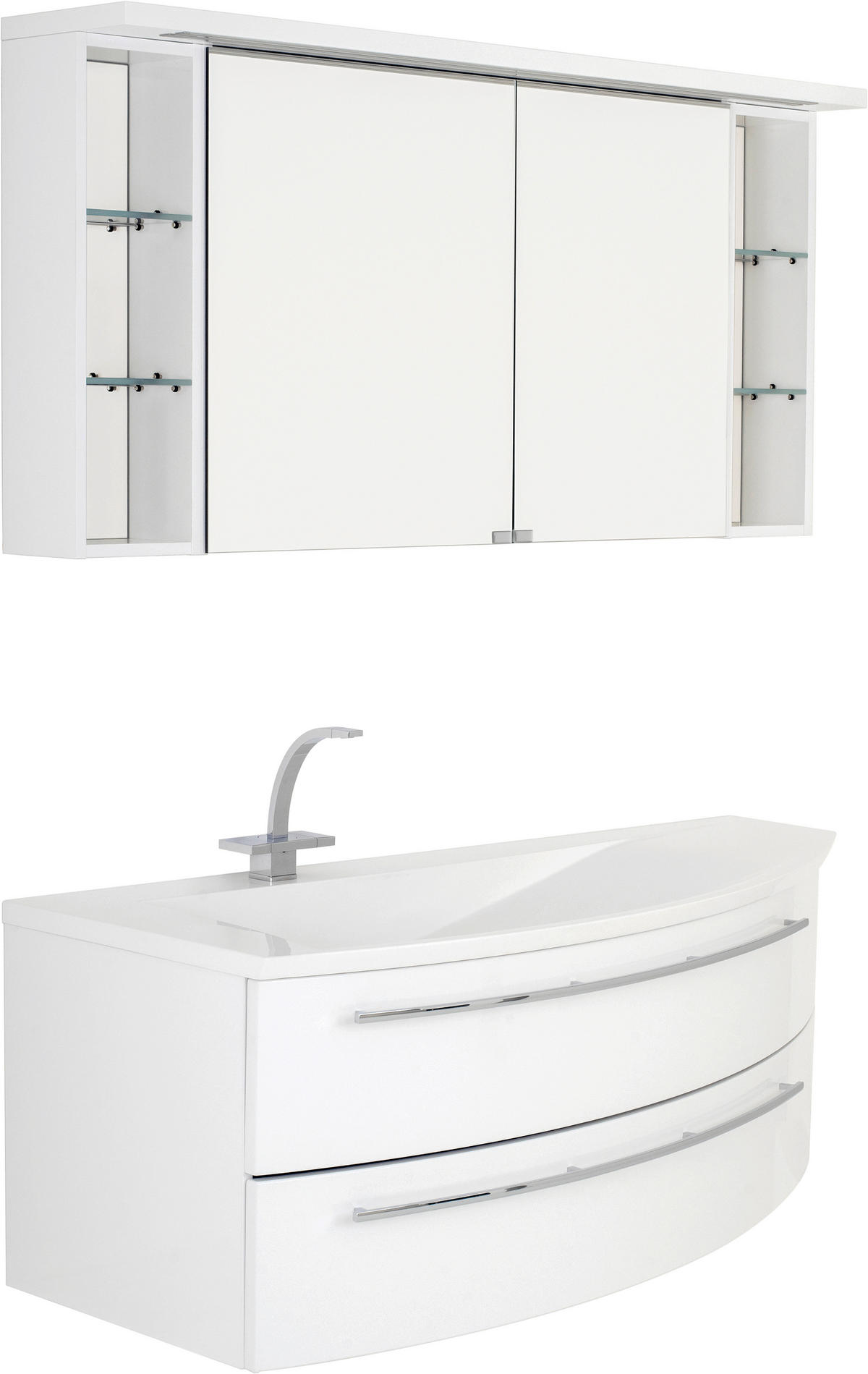 BADRUM 140 cm  - vit, Design, trämaterial (140cm) - Novel