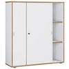 AKTENSCHRANK Weiß, Honigeiche  - Honigeiche/Weiß, Design, Holzwerkstoff (100/110/37cm) - MID.YOU