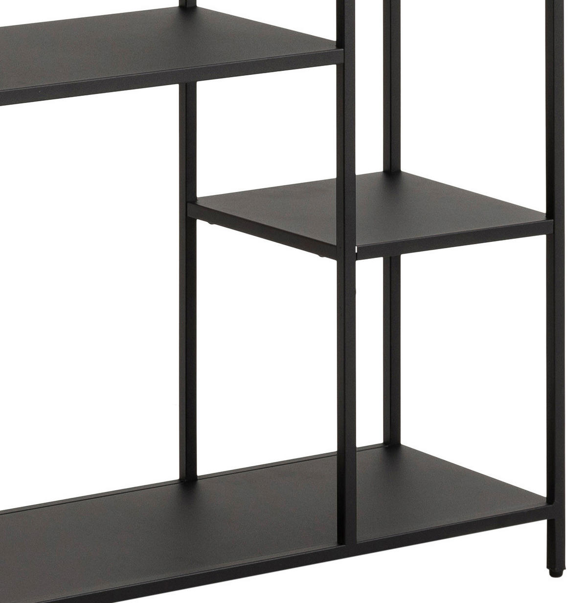 REGALELEMENT  79,5/165/30 cm Schwarz  - Schwarz, Konventionell, Metall (79,5/165/30cm) - MID.YOU
