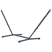 HÄNGEMATTENGESTELL 145/120-140/355-400 cm  - Schwarz, Basics, Metall (145/120-140/355-400cm) - La Siesta