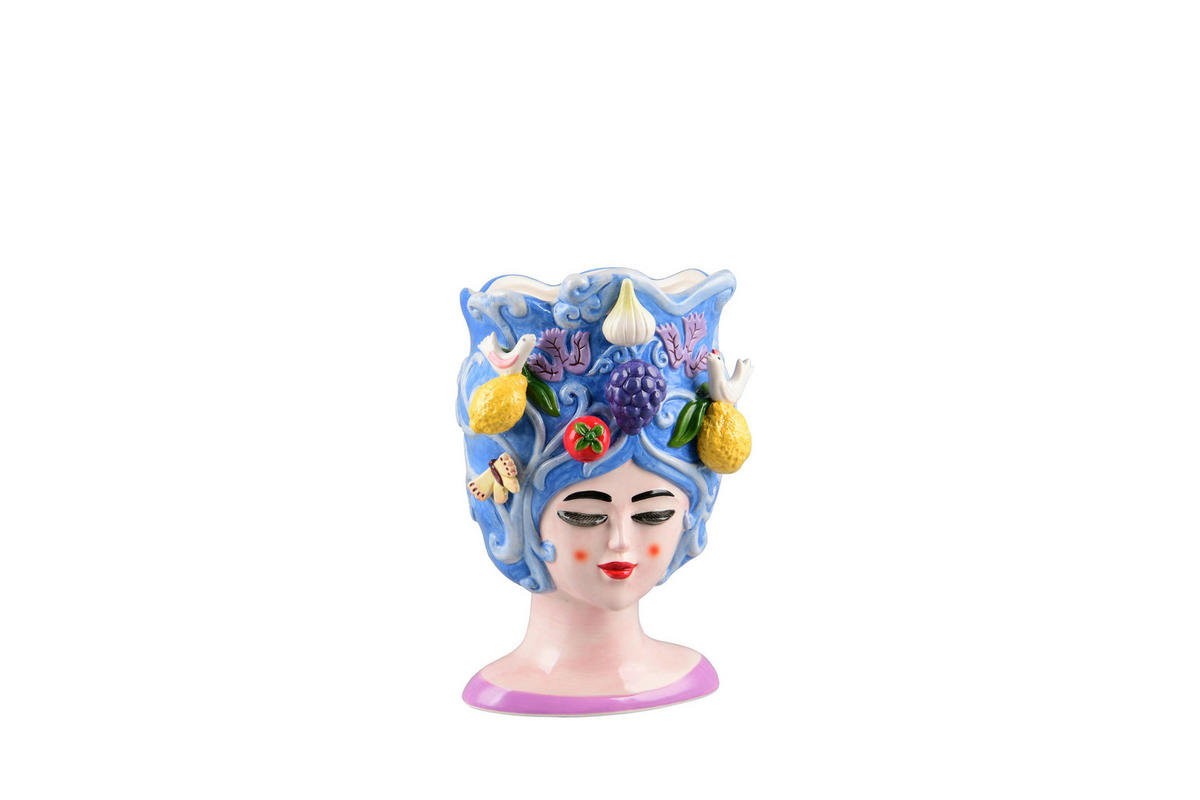DEKOVASE  - Multicolor, Basics, Keramik (18/29,5/18,5cm)