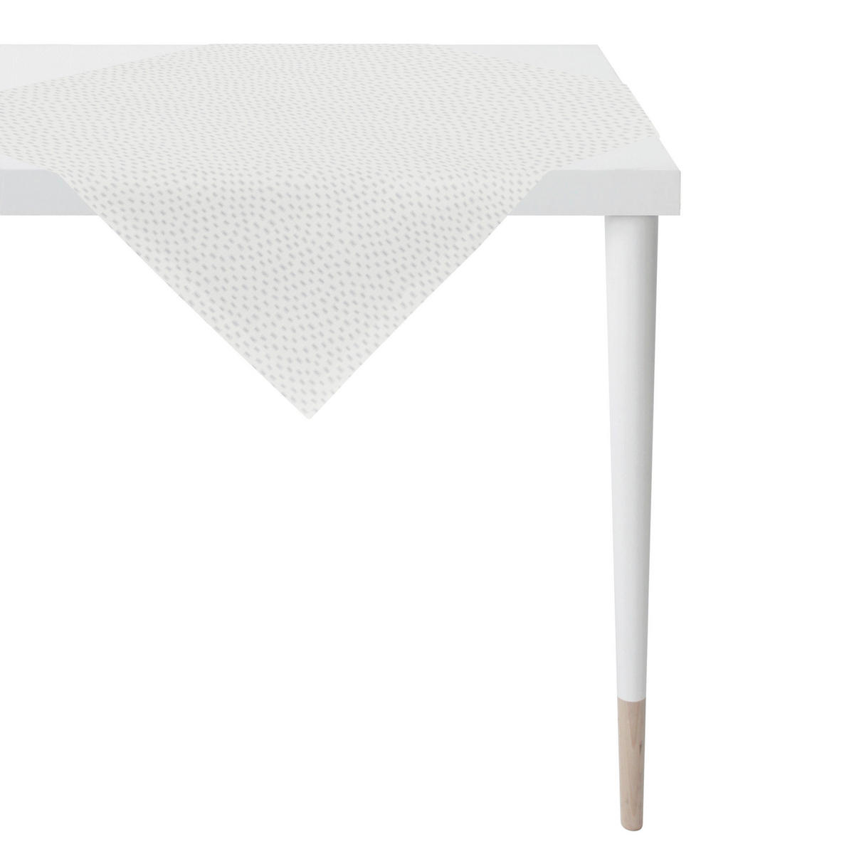 TISCHDECKE Christmas Elegance 85/85 cm  - Silberfarben/Grau, KONVENTIONELL, Textil (85/85cm) - Ambiente