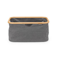 WÄSCHEKORB - Dunkelgrau, Basics, Textil (36/54/26.5cm) - Brabantia