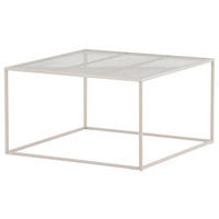 COUCHTISCH 80/80/45 cm quadratisch Beige  - Beige, Design, Metall (80/80/45cm) - Livetastic