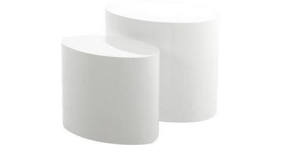 COUCHTISCHSET - Weiß, Design, Holzwerkstoff (40/40cm) - Carryhome