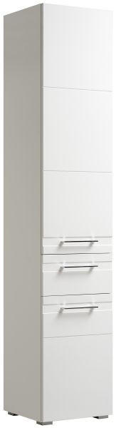 HOCHSCHRANK 38/192/38 cm  - Chromfarben/Silberfarben, KONVENTIONELL, Glas/Holzwerkstoff (38/192/38cm) - Xora