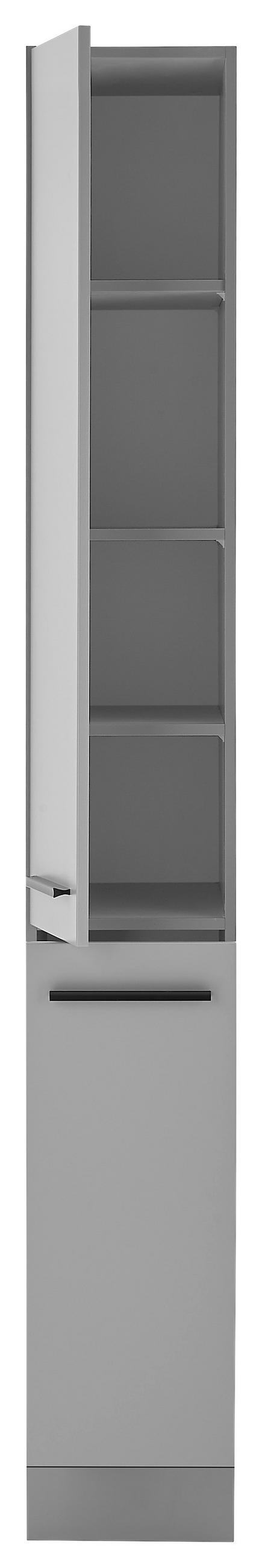 ELEMENT NA IZVLAČENJE    - siva/crna, Design, drvni materijal/plastika (30/211/57cm) - MID.YOU