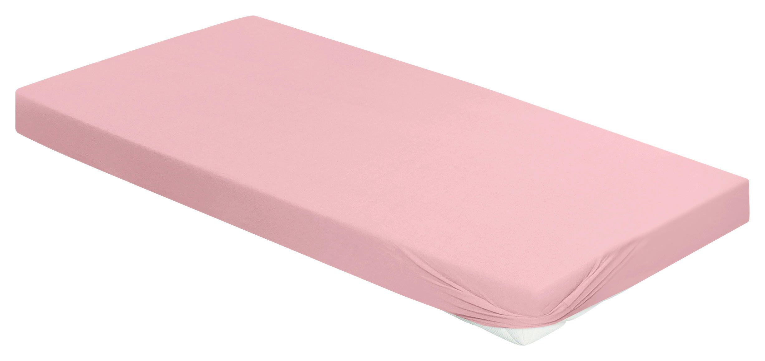 SPANNBETTTUCH Jersey  - Altrosa, KONVENTIONELL, Textil (150/200cm) - Irisette