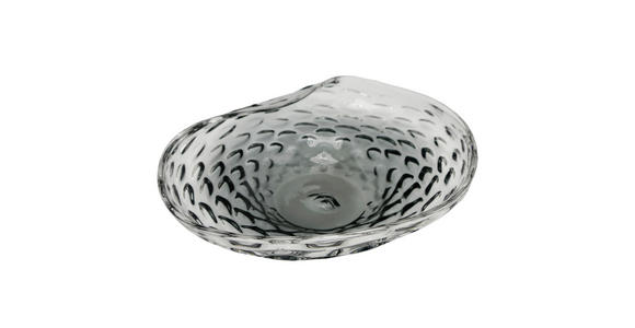 DEKOSCHALE - Grau, Design, Glas (45/37,5/13,5cm) - Ambia Home