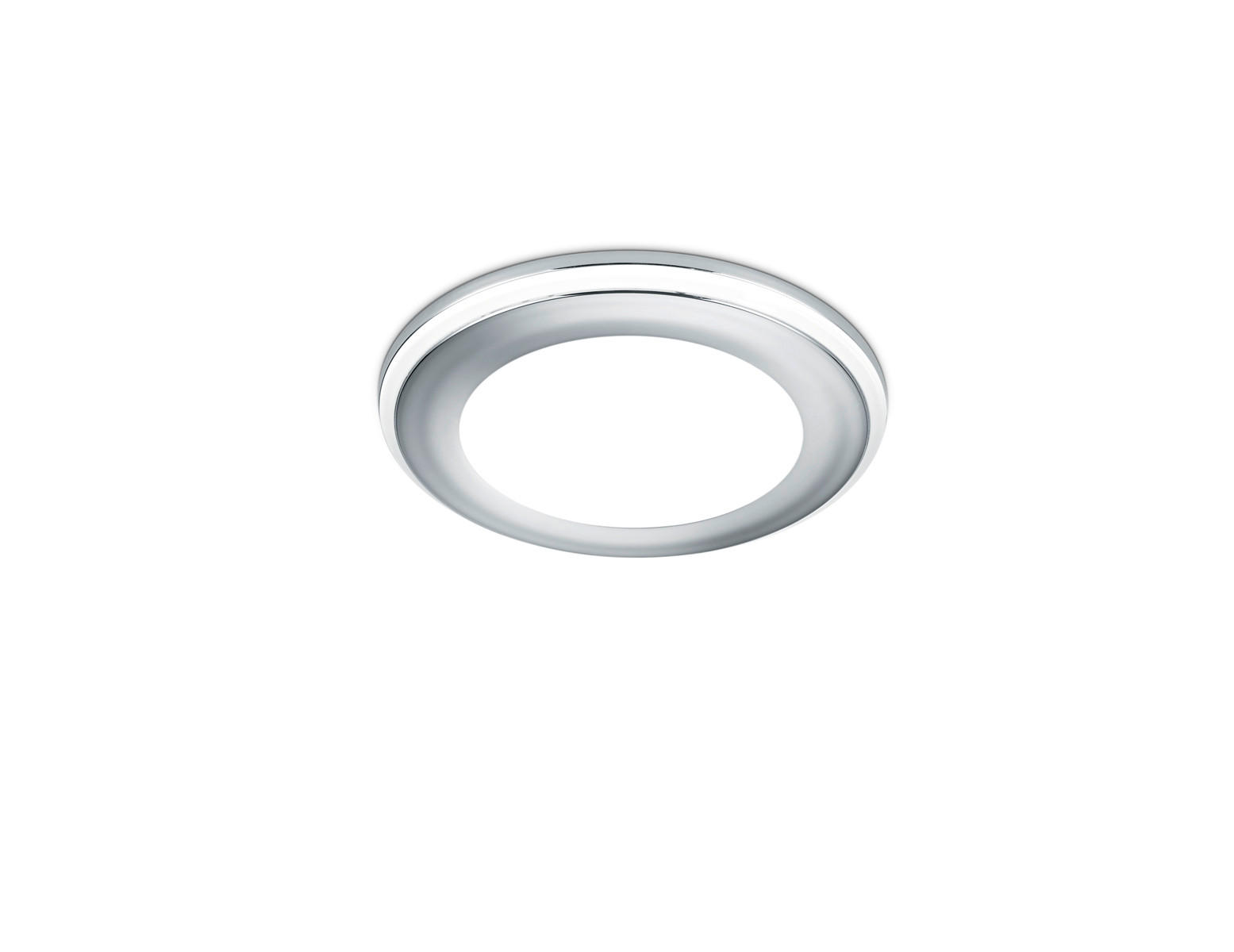 LED-EINBAUSPOT Aura 8,2 cm  - Chromfarben, Basics, Kunststoff (8,2cm) - Trio Leuchten