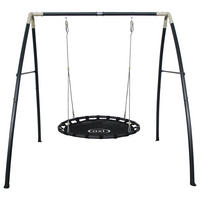 NESTSCHAUKEL A030.244.00 Anthrazit, Creme  - Anthrazit/Creme, KONVENTIONELL, Metall (210/218/238cm) - Ambia Garden