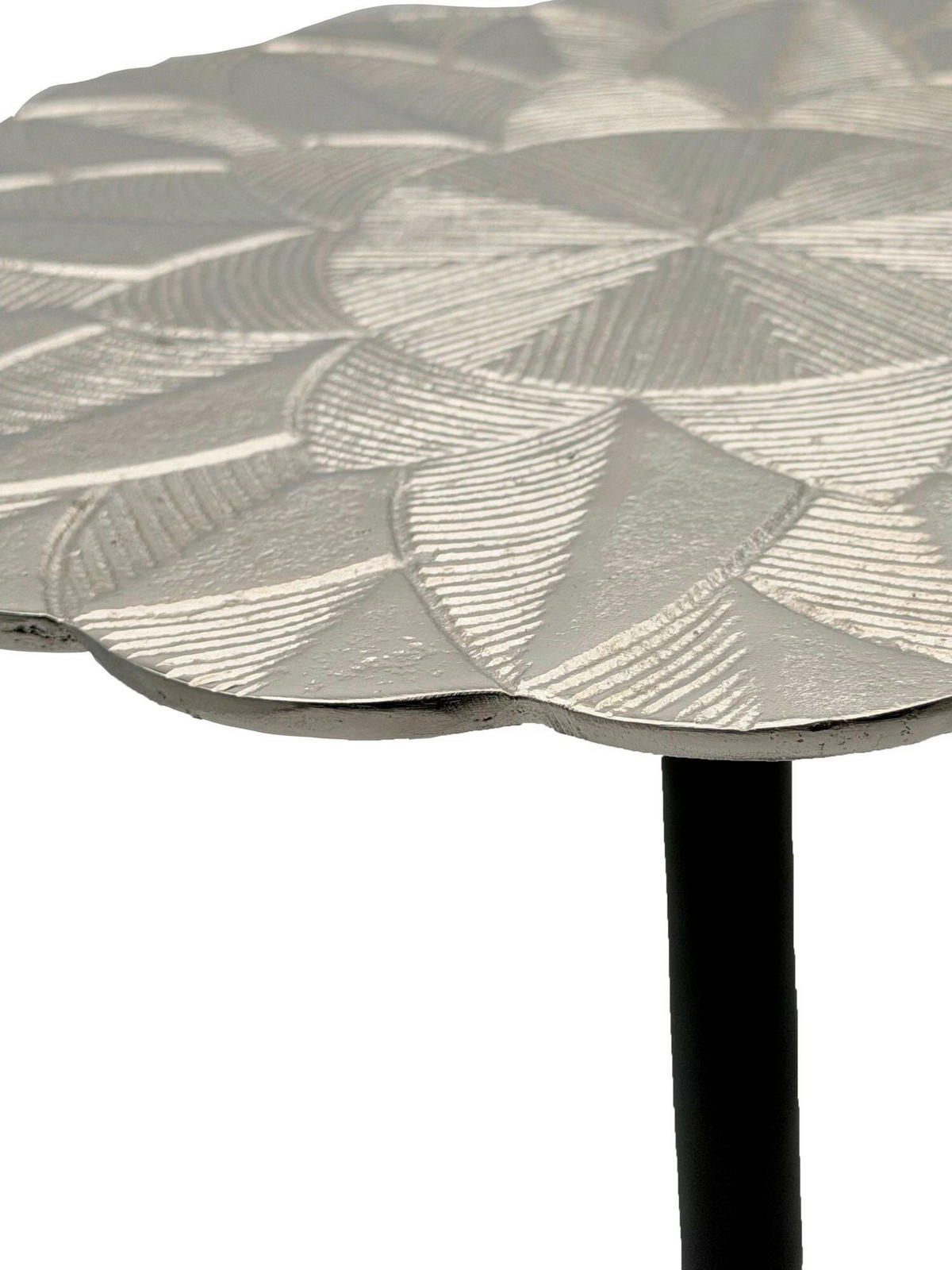 BEISTELLTISCH Silberfarben rund  - Silberfarben, Design, Metall (29/54/29cm) - Livetastic