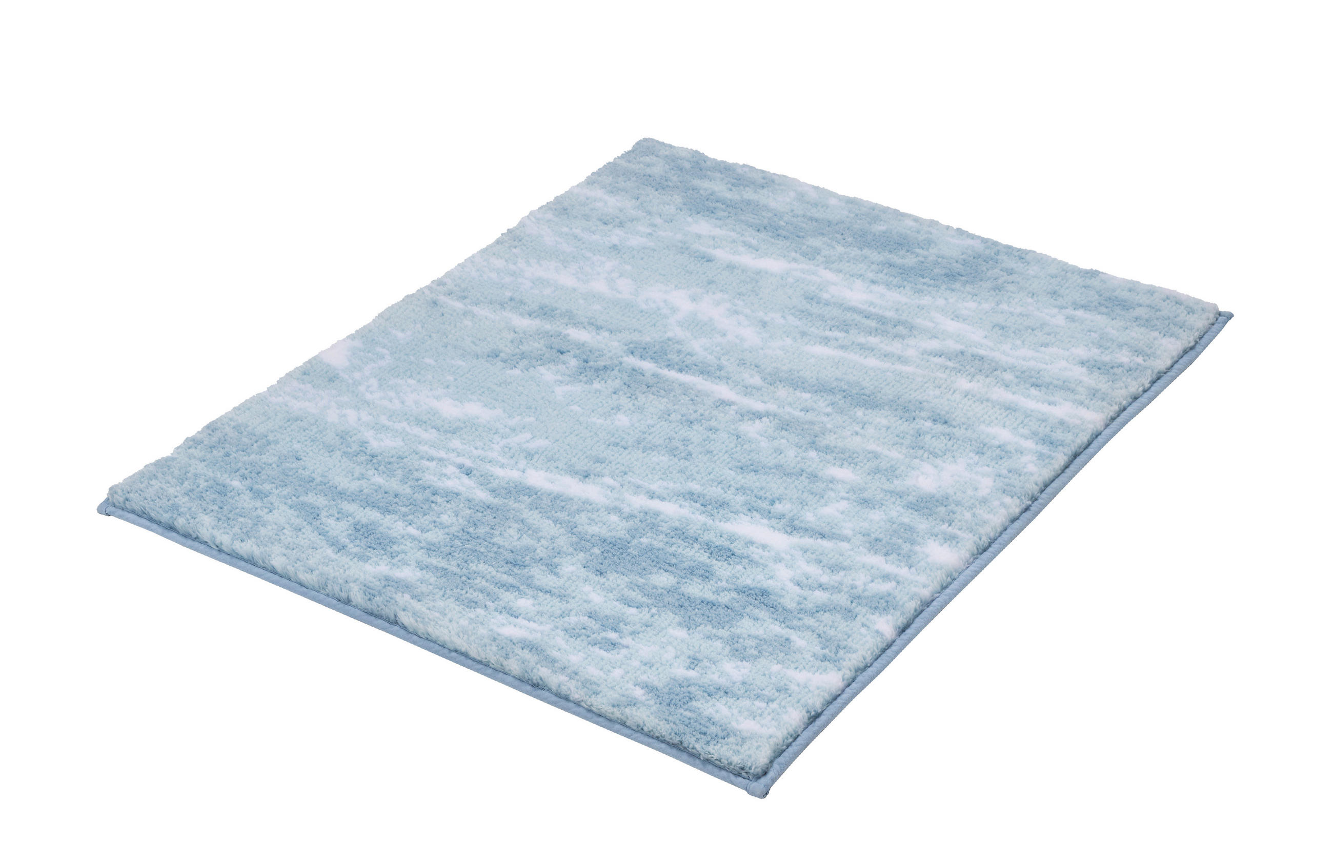 Kleine Wolke Badteppich Nevoa Hellblau 60x60 cm