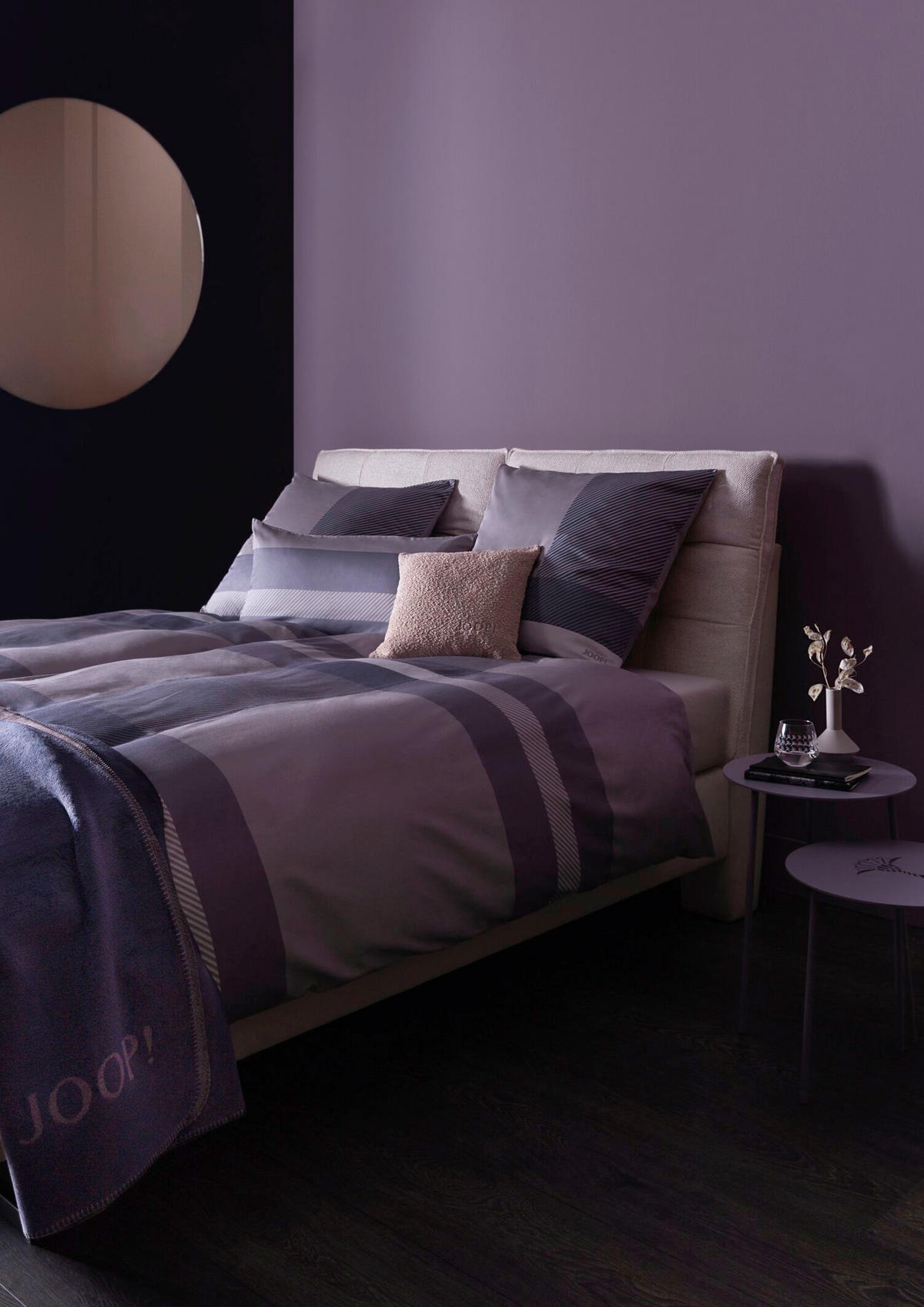POSTELJINA 200/200 cm  MODERN  - ljubičasta, Konvencionalno, tekstil/prirodni materijali (200/200cm) - Joop!