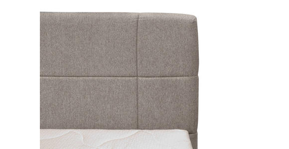 BOXSPRINGBETT 180/200 cm  in Taupe  - Taupe, KONVENTIONELL, Textil (180/200cm) - Carryhome