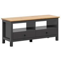 LOWBOARD  in 137/59/47 cm  - Schwarz/Graphitfarben, Design, Holzwerkstoff/Kunststoff (137/59/47cm)
