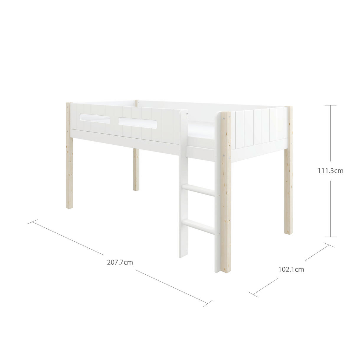 HOCHBETT 90/200 cm  - Kieferfarben, MODERN, Holz (90/200cm) - Chameo