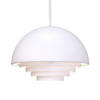 HÄNGELEUCHTE Motown 24,5/36 cm   - Weiß, Design, Metall (24,5/36cm) - Belid