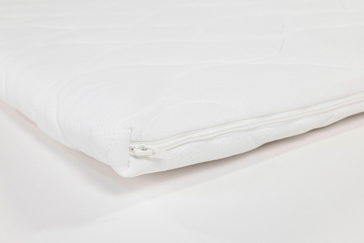 TOPPER 160/200 cm Höhe ca. 6 cm  - Weiß, MODERN, Textil (160/200cm) - Livetastic