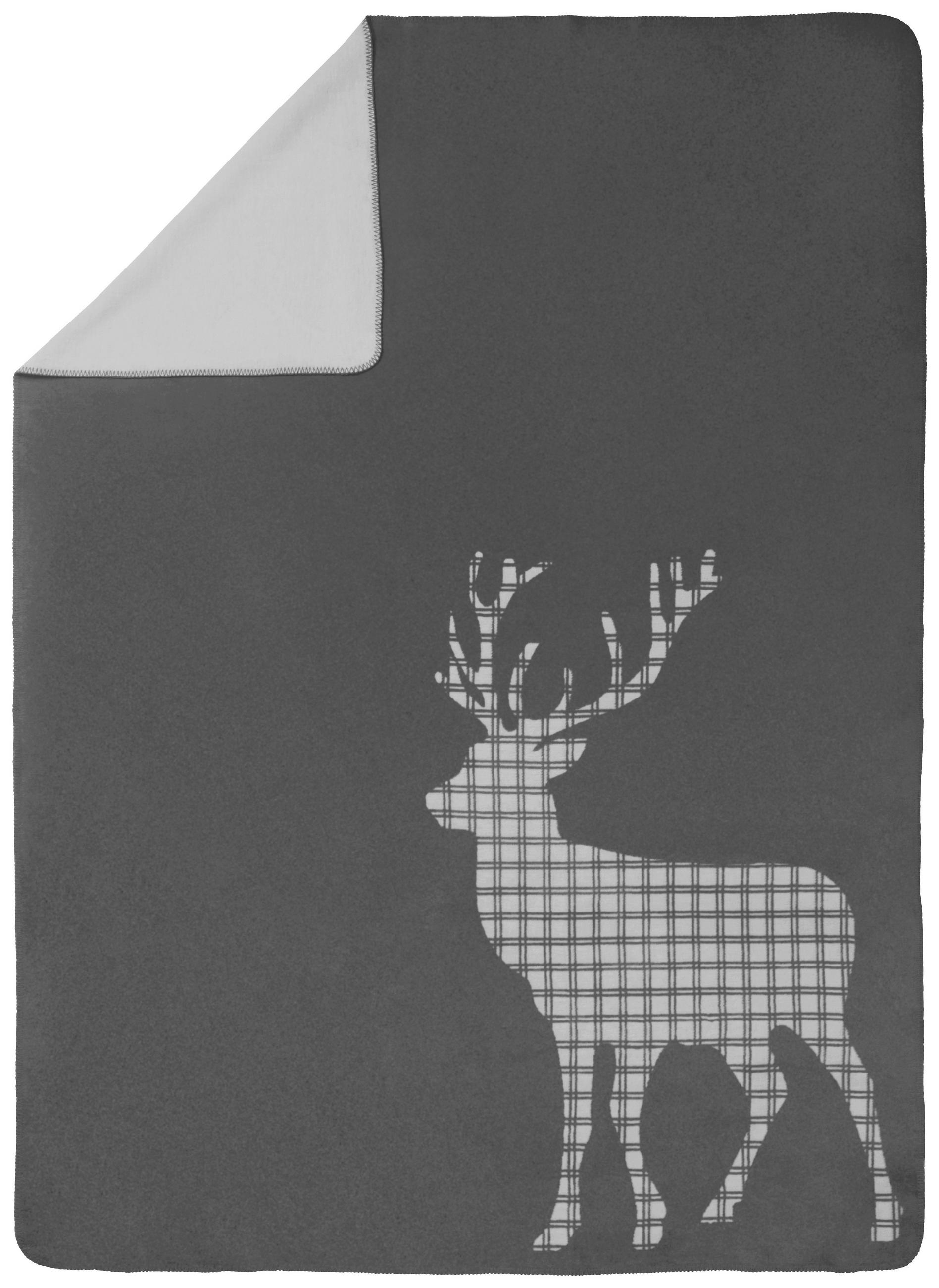 WOHNDECKE 150/200 cm  - Anthrazit, LIFESTYLE, Textil (150/200cm) - Landscape