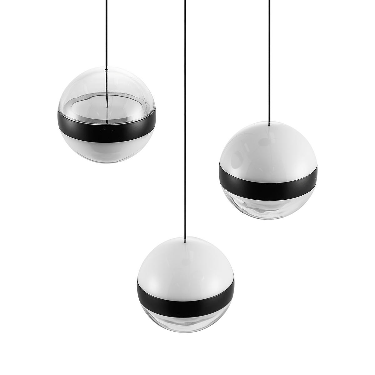 LED-HÄNGELEUCHTE Bedford 30/150 cm   - Klar/Schwarz, Design, Kunststoff/Metall (30/150cm) - Novel