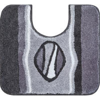 WC-VORLEGER Anthrazit 50/55 cm  - Anthrazit, Basics, Kunststoff/Textil (50/55cm) - Grund