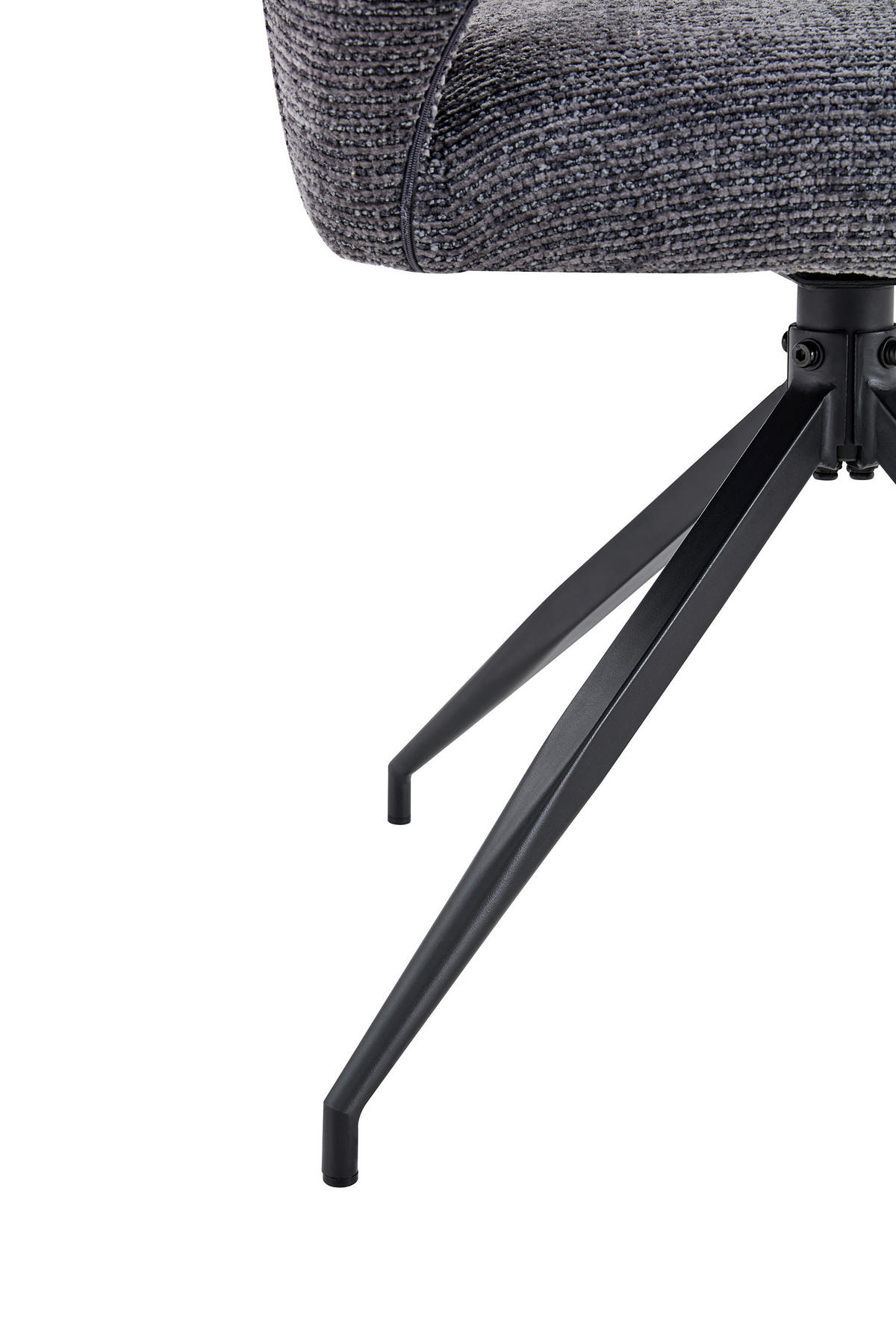 STOLICA S NASLONOM ZA RUKE  crna, tamno siva  metal, tekstil      - tamno siva/crna, Moderno, metal/tekstil (60/89/67cm) - Livetastic