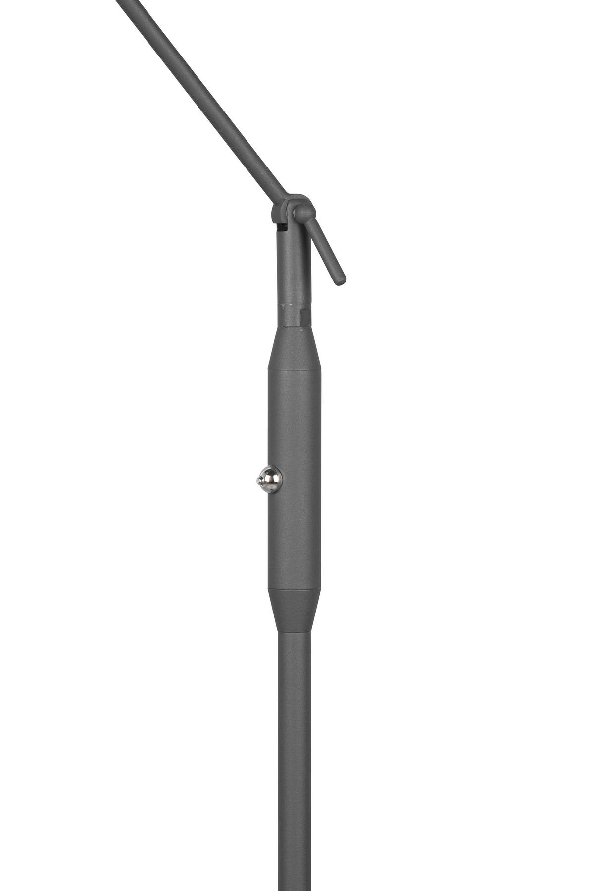 LED-STEHLEUCHTE    - Anthrazit, Basics, Metall (133/23/41cm) - Trio Leuchten