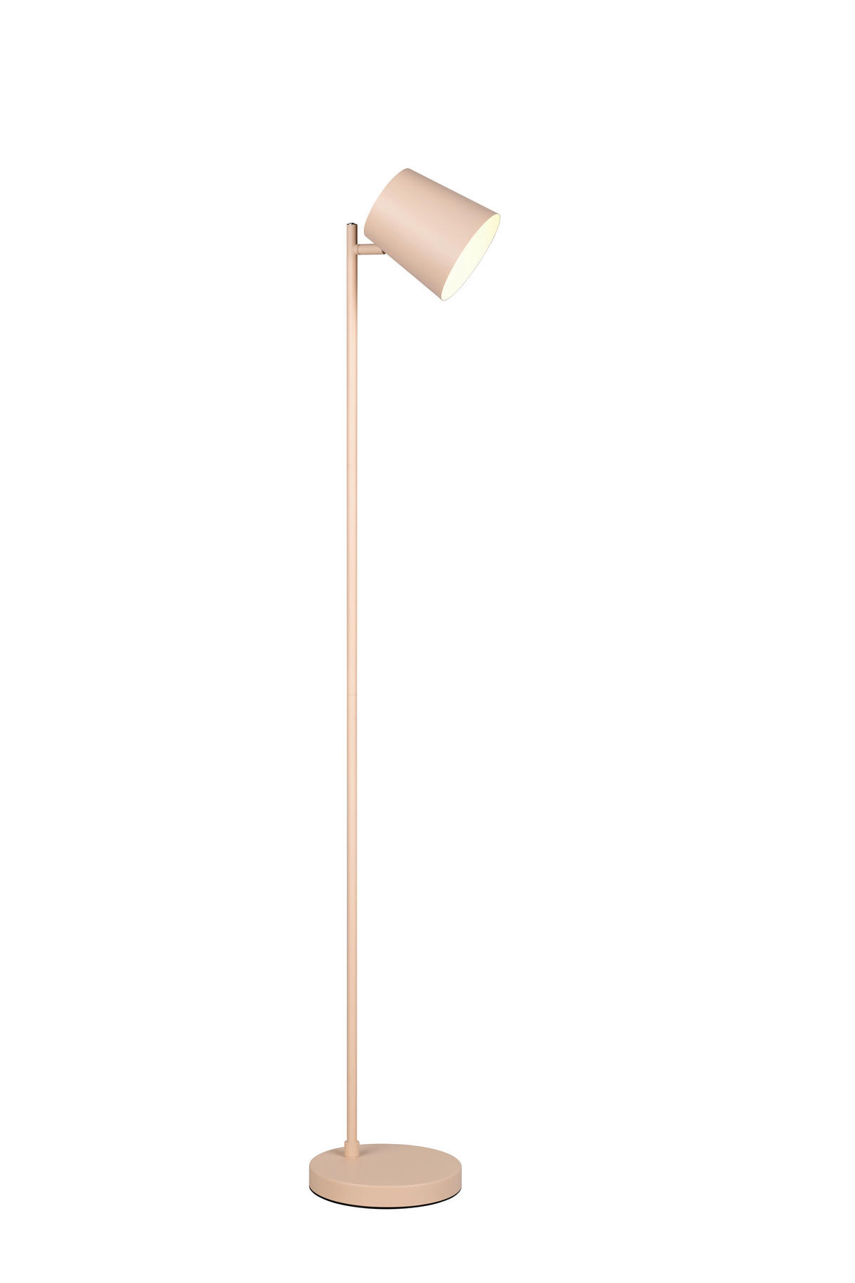 AKKU-STEHLEUCHTE 20/125 cm    - Sandfarben/Weiß, KONVENTIONELL, Metall (20/125cm)