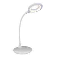 LED-TISCHLEUCHTE 40/12,5/49 cm   - Weiß, Basics, Kunststoff (40/12,5/49cm) - Globo