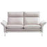 SOFA Echtleder Beige - Chromfarben/Beige, KONVENTIONELL, Leder/Metall (158/93/88cm) - Erpo