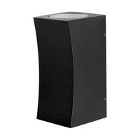 KÜLTÉRI FALILÁMPA - antracit/átlátszó, Basics, műanyag/fém (15/7,5/8cm)